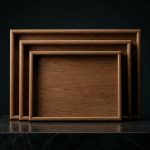 Rectangular Nesting Trays with Handles for Tea, Coffee, Snacks & Home Decor