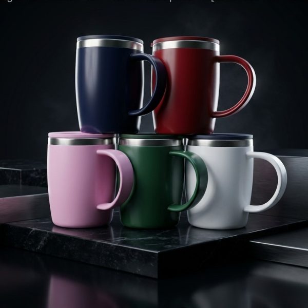 Coffee Mug 400ml Stainless Steel,Travel Mug